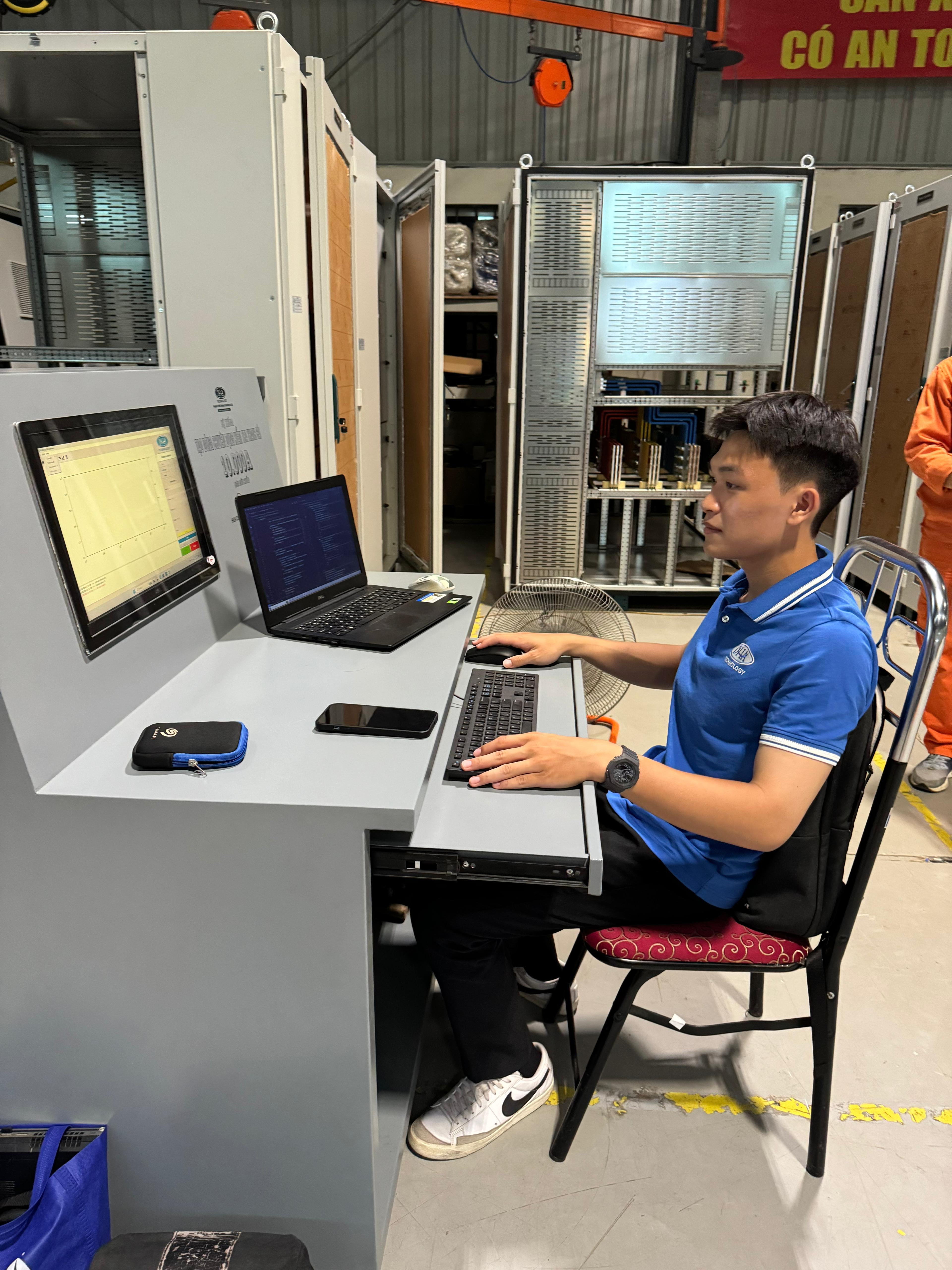 me working 1